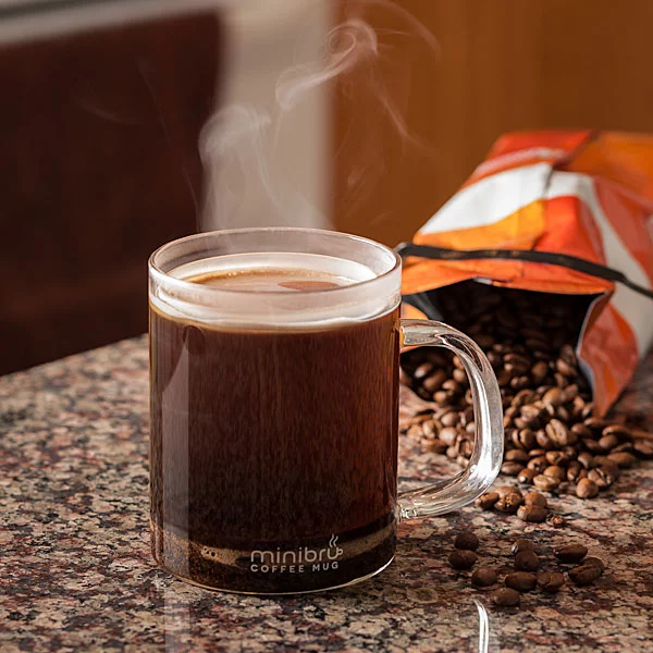 The glass mug is dishwasher-safe, while the cylinder and gasket need to be hand-washed