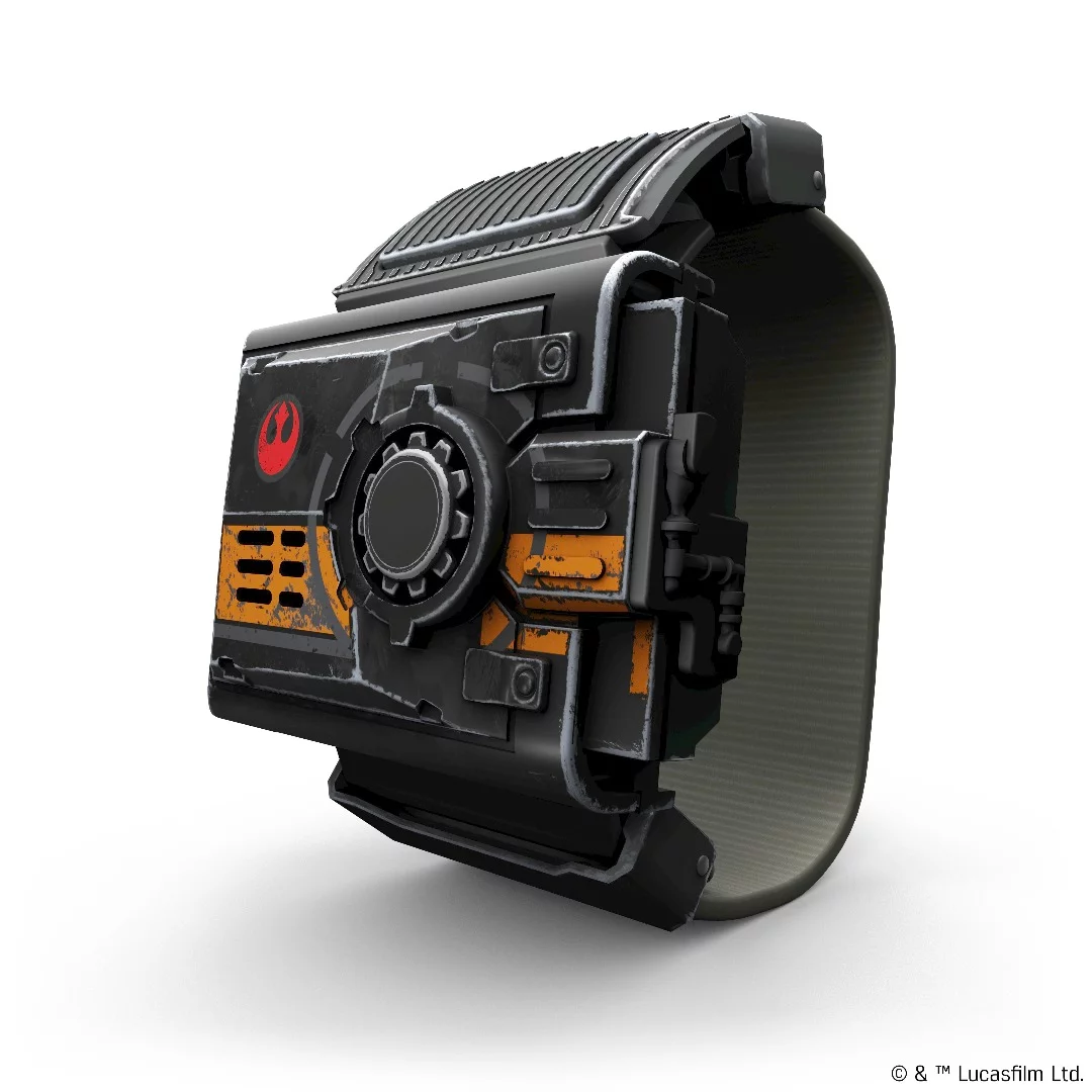 The Force Band has an accelerometer and gyroscope built in, which send instructions to the droid
