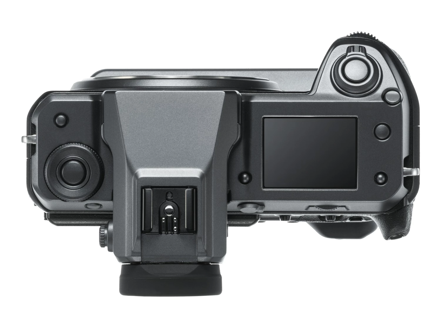 There's a distinct lack of control dials to the top of the GFX100Megapixels Concept medium format camera
