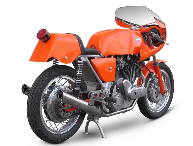 Only 549 Laverda 750SFC production racers were built but they gained a reputation for reliability and speed, dominating international endurance races in 1971, dominating the international endurance race circuit in 1971. The SFC featured in the Guggenheim Museum's famous "The Art of the Motorcycle" exhibit and is unquestionably one of the most iconic bikes of the seventies. As it was closely based on the 750 twin, replicas are plentiful, but nonetheless sought after and this 1972 Laverda 750SFC Replica is estimate to sell for between £13,000 and £16,000 ($19,000 - 23,000)Auction Page