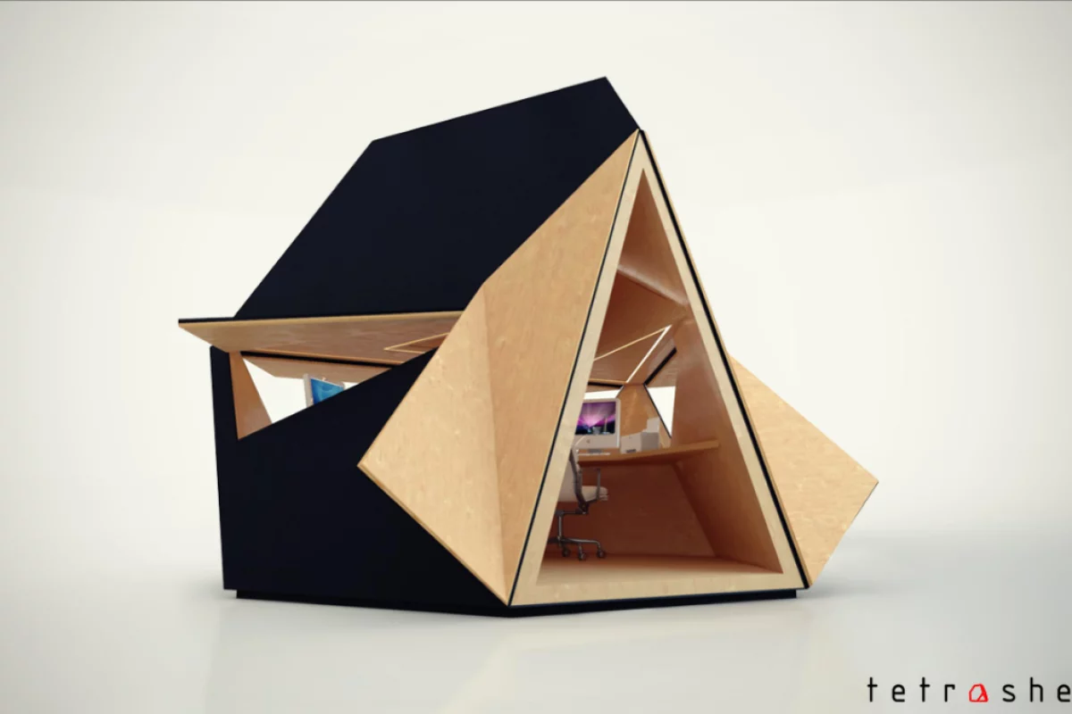 The Tetra-Shed as a yard office (Photo: Tetra-Shed)