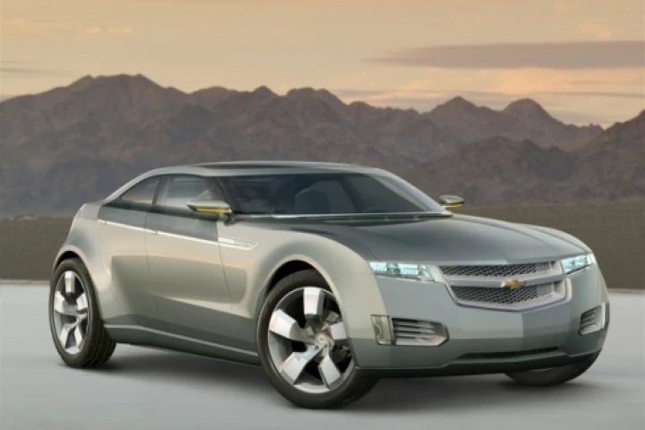 The Chevy Volt - a flagship American electric car that's sure to benefit from Obama's recovery cash injection.