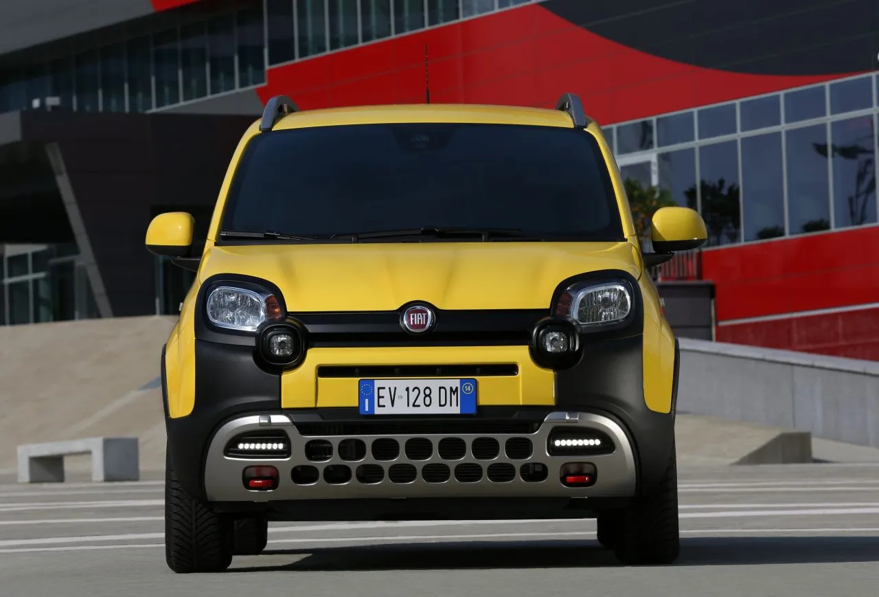 There are tow hooks integrated into the Panda's skidplates