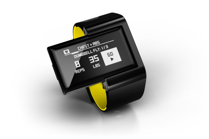 A "coach mode" gives workout feedback (Photo: Atlas Wearables)
