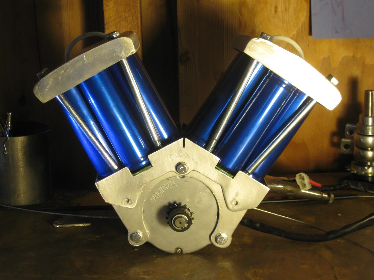 The first Juicer EV-Twin powerplant; 36v/1000w