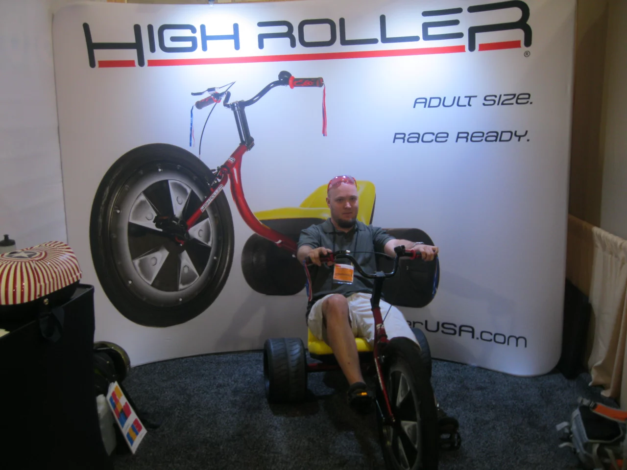 Back in the saddle of a Big Wheel for the first time in 25 years