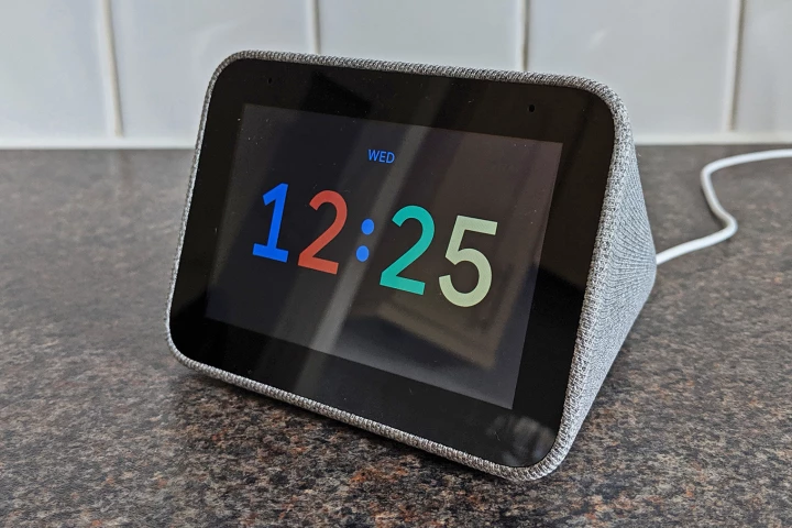 The Lenovo Smart Clock has a variety of clock faces to pick from