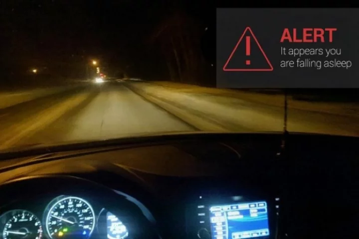 DriveSafe uses the eyewear's built-in sensors to detect when the driver is falling asleep, sounding an alert through Google Glass' bone conduction speaker