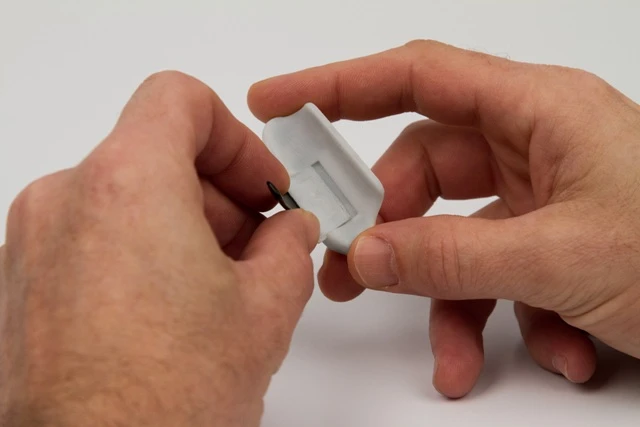 The 3D mouse is charged via USB and this should provide eight hours of battery life (Image: Innovative Developments LLC)