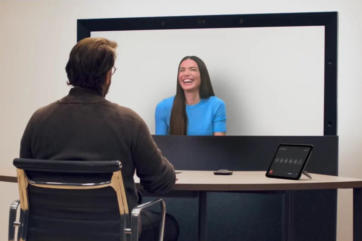 Google's Project Starline concept has now matured into the Beam platform, which will be rolled out to early business customers later this year