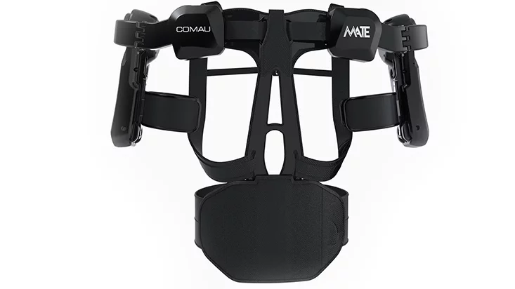 Comau's MATE upper-body skeleton should be on the market in a couple of months