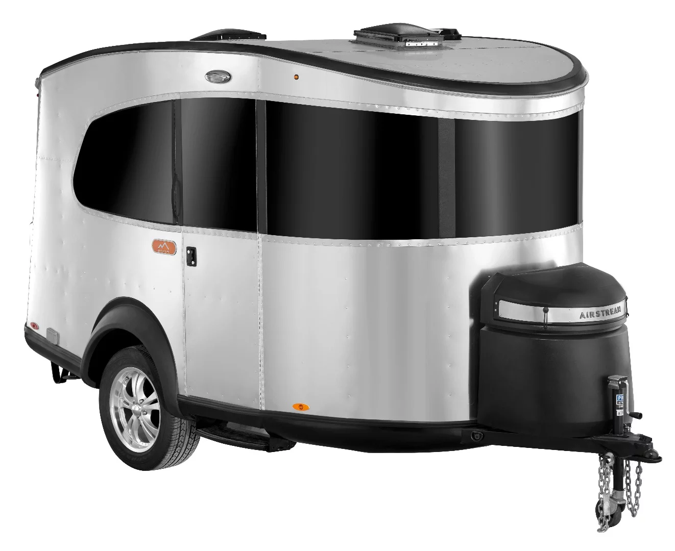 In addition to the rear hatch, the Basecamp has a side entry door