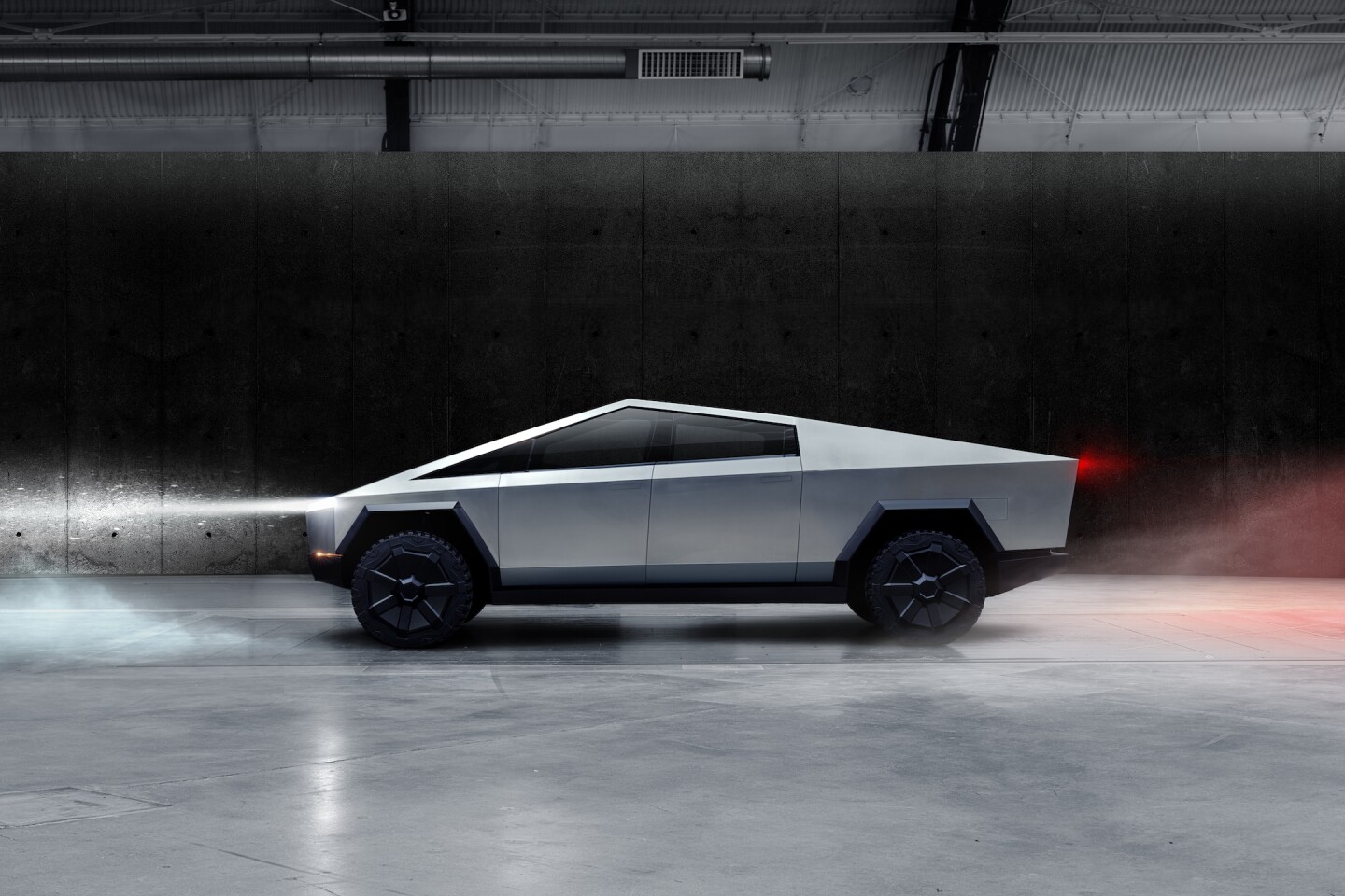 An ultra-hard steel exoskeleton makes the Cybertruck super tough