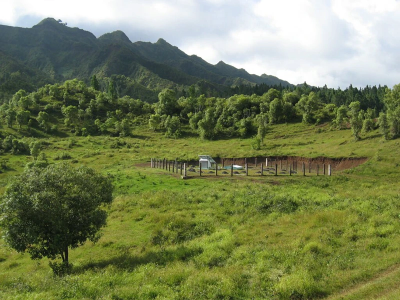 Infrasound station IS21, Marquesas Islands, France