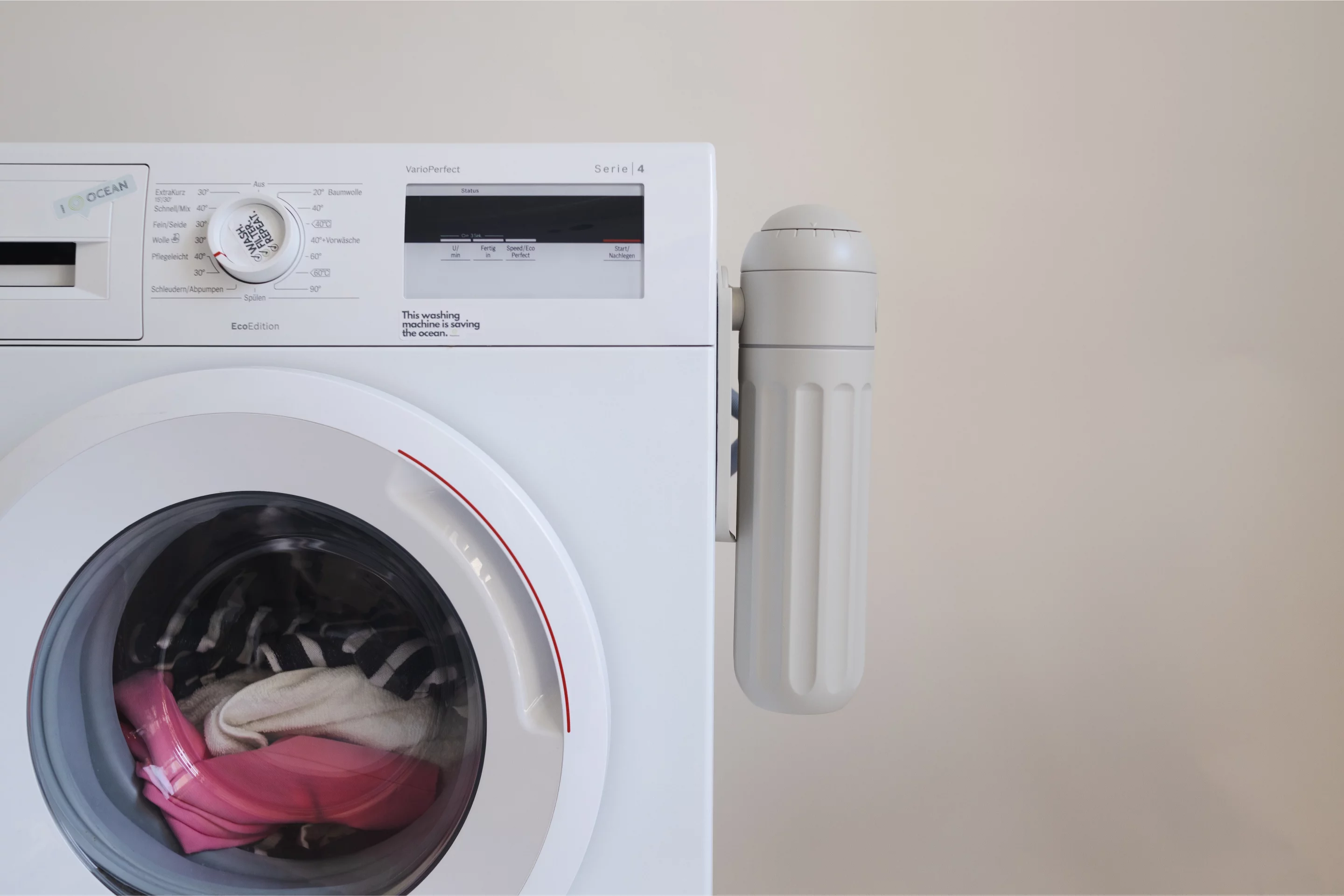 The PlanetCare 2.0 filter is designed to remove 98% of microfibers from washing machine waste water