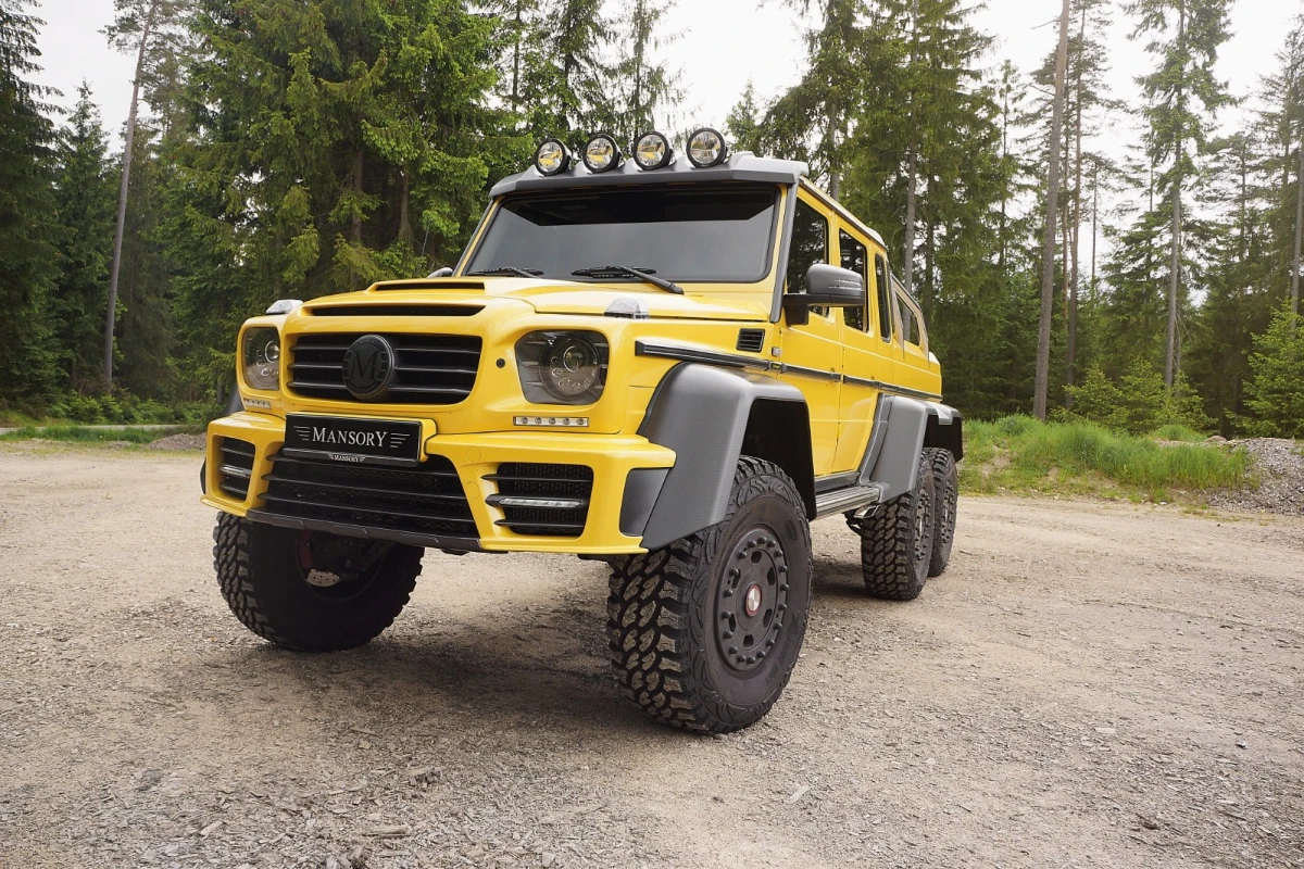 Mansory tunes the Mercedes G63 AMG 6x6