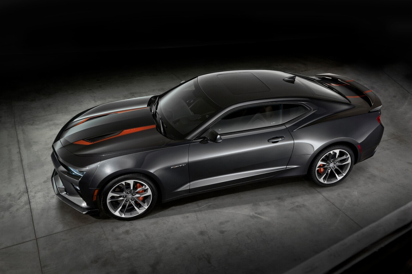 The 50th Anniversary Camaro is a styling special to celebrate the nameplate's birthday