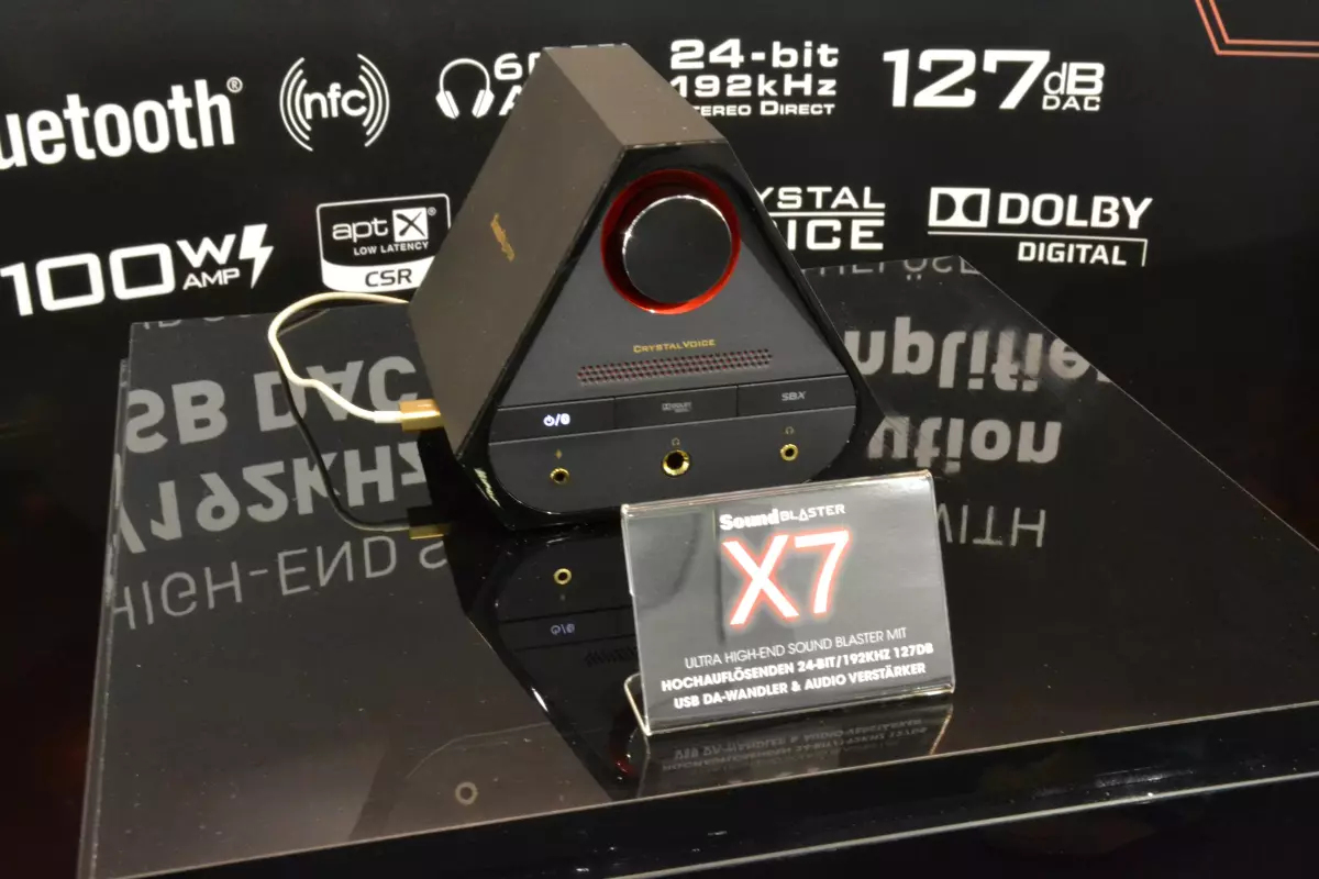 The Sound Blaster X7 made its debut at IFA 2014 in Berlin (Photo: Paul Ridden/Gizmag)