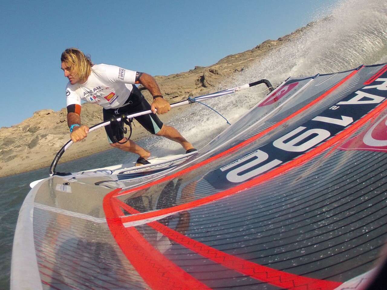 The fastest sailboarder in the world - at least this week - Antoine Albeau