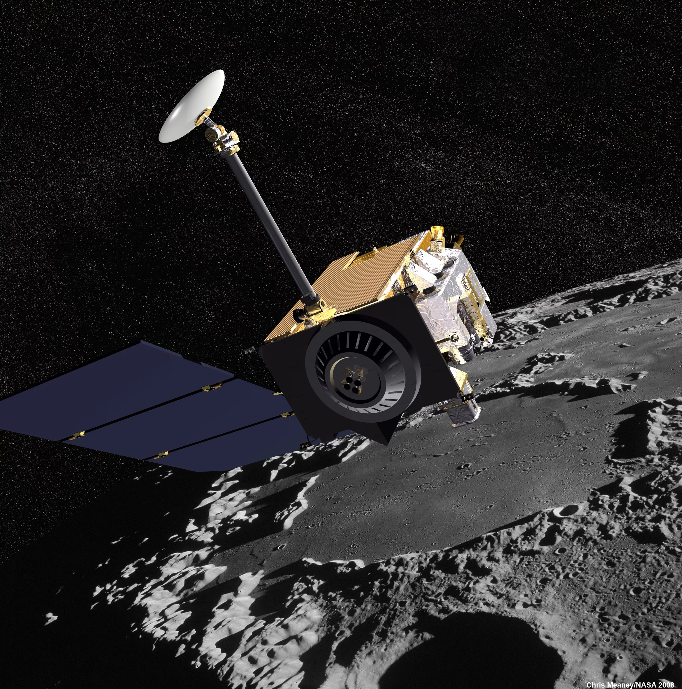 Artist's concept of LRO (Photo: NASA)