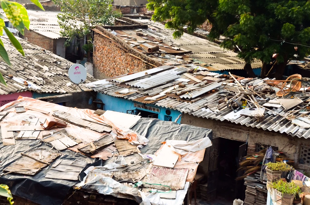 ModRoof's panels are manufactured in Ahmedabad, India, from locally-sourced recycled agricultural and packaging waste like cardboard and coconut fibers