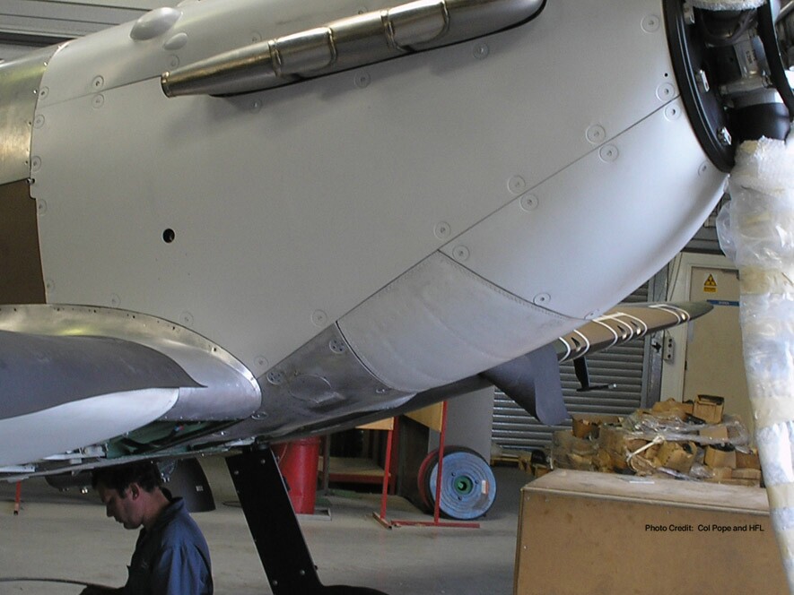 Restoration of the Spitfire 9734 took three years and 12 engineers to accomplish and resulted in one of the most accurate rebuilds ever