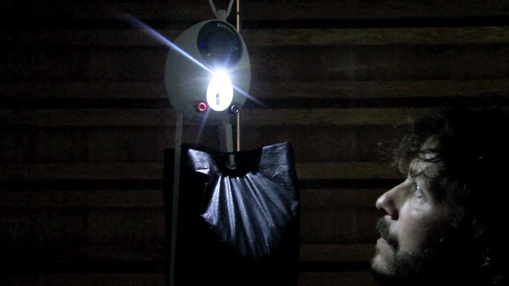 The GravityLight uses a weighted bag pulled down by gravity to generate electricity