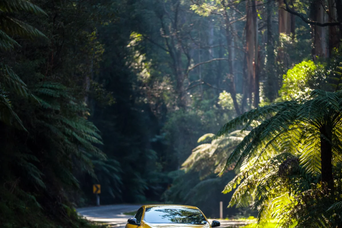 Carving corners is what this Megane RS Trophy does best (Photo: Loz Blain/Gizmag.com)