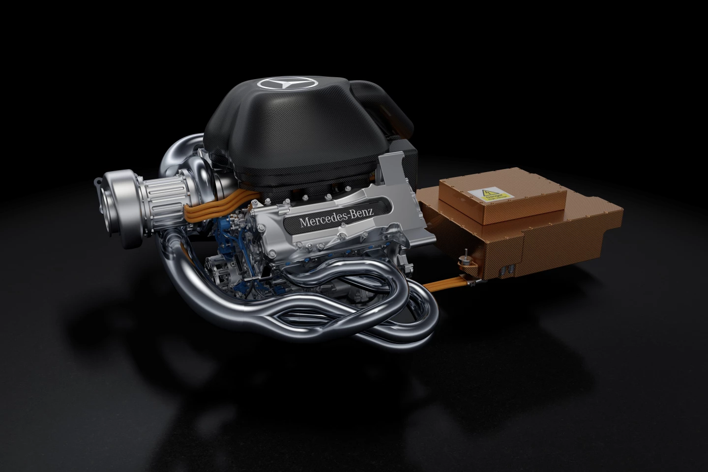While the Mercedes-Benz team nominally claims 760 hp from the PU106A Hybrid power unit, hushed talk in pit-lane suggests the real output is in the vicinity of 900 hp