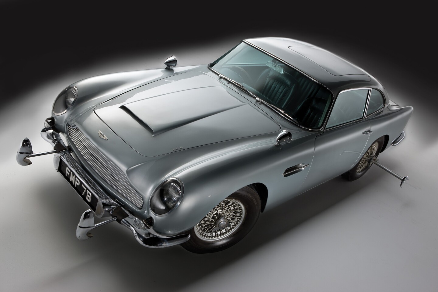 The Aston Martin DB5 from the film Goldfinger, came with a vast array of gadgetry
