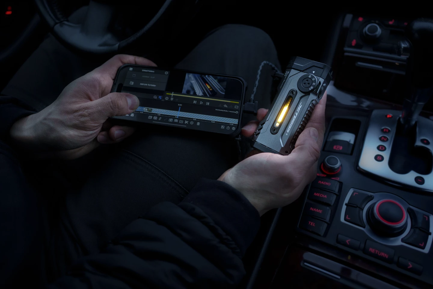 The E28 is happy to share its juice by acting as a battery bank for your mobile devices