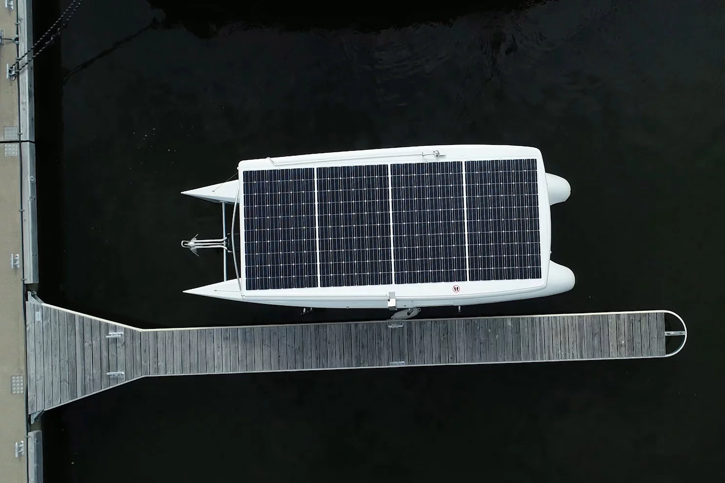 All of Callboat's electric water taxis feature solar charging roofs