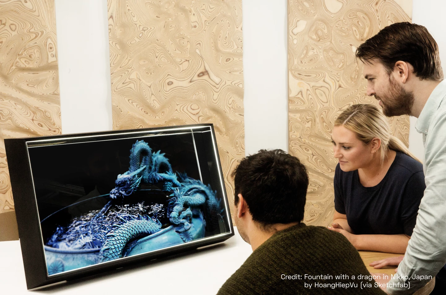 The 8K model has a 50-degree field of view, allowing more people to get in on the action