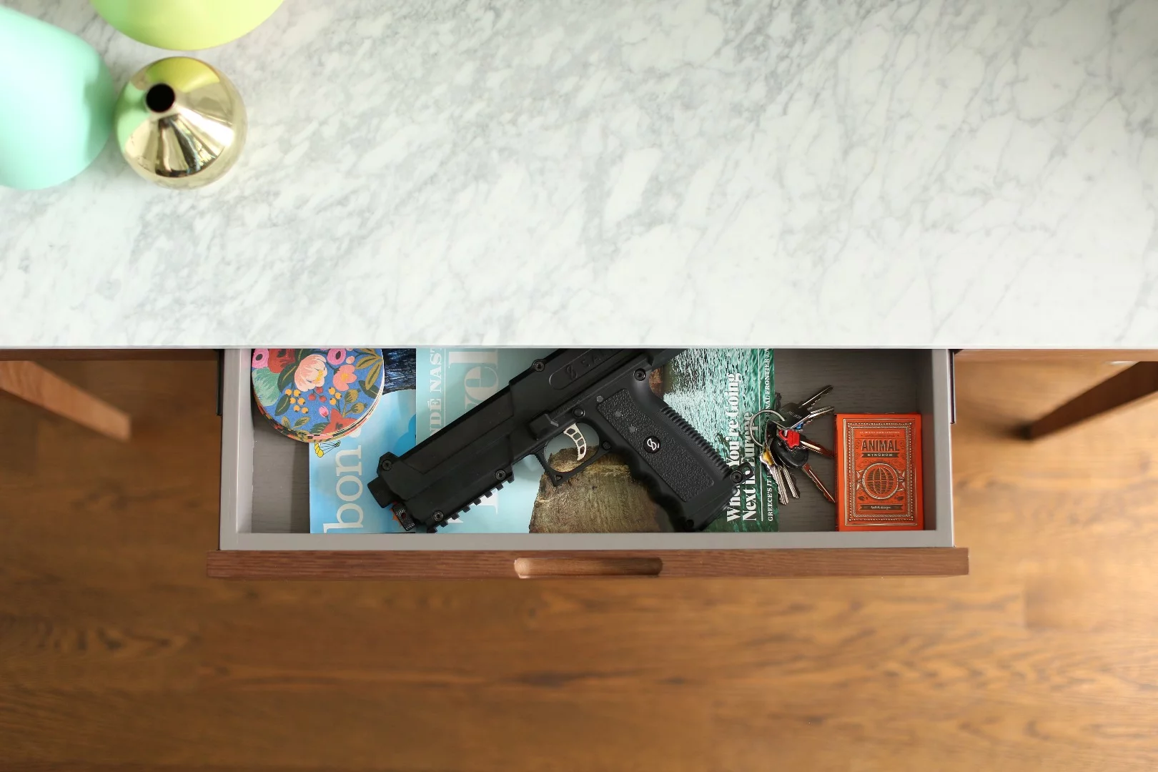 The Salt Gun is designed for home defense