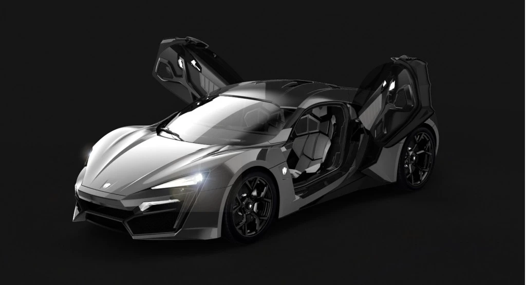 The production version of the Lykan Hypersport receives suicide doors