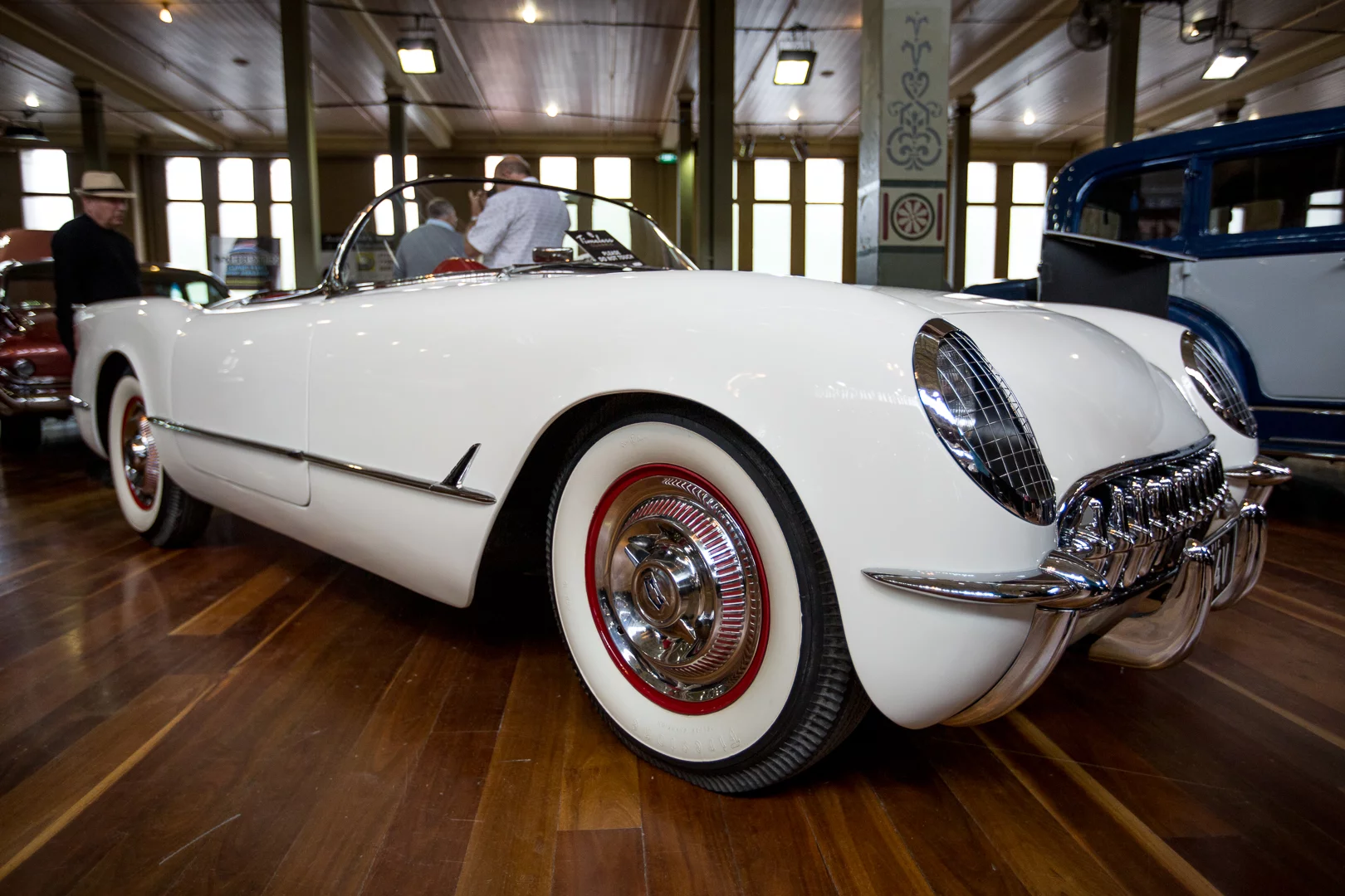 A 1954 Chevrolet Corvette S1 Convertible on show at Motorclassica 2014 (Photo: Nick Lavars/Gizmag)