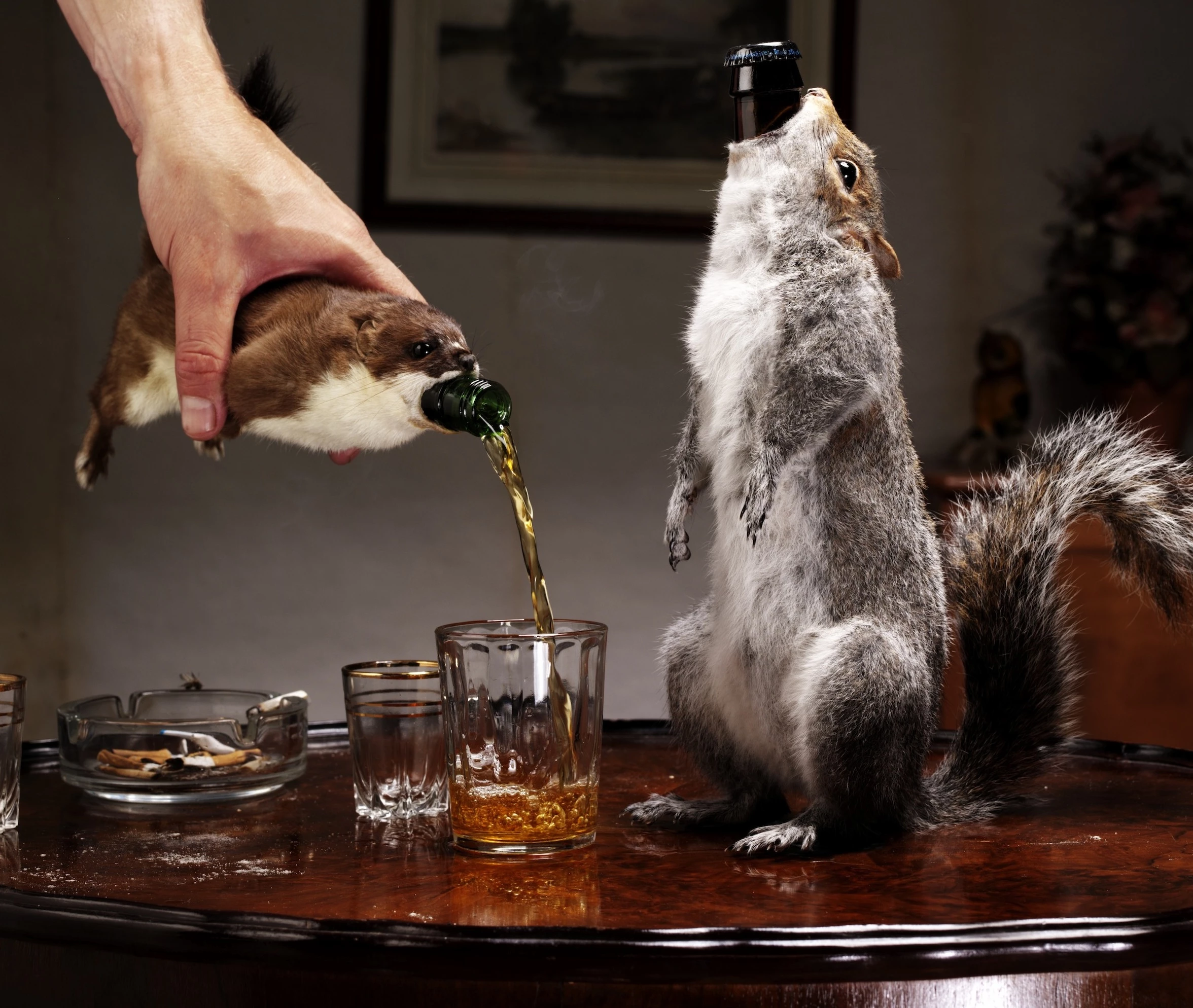 BrewDog's The End of History in stoat (left) and squirrel (right) format