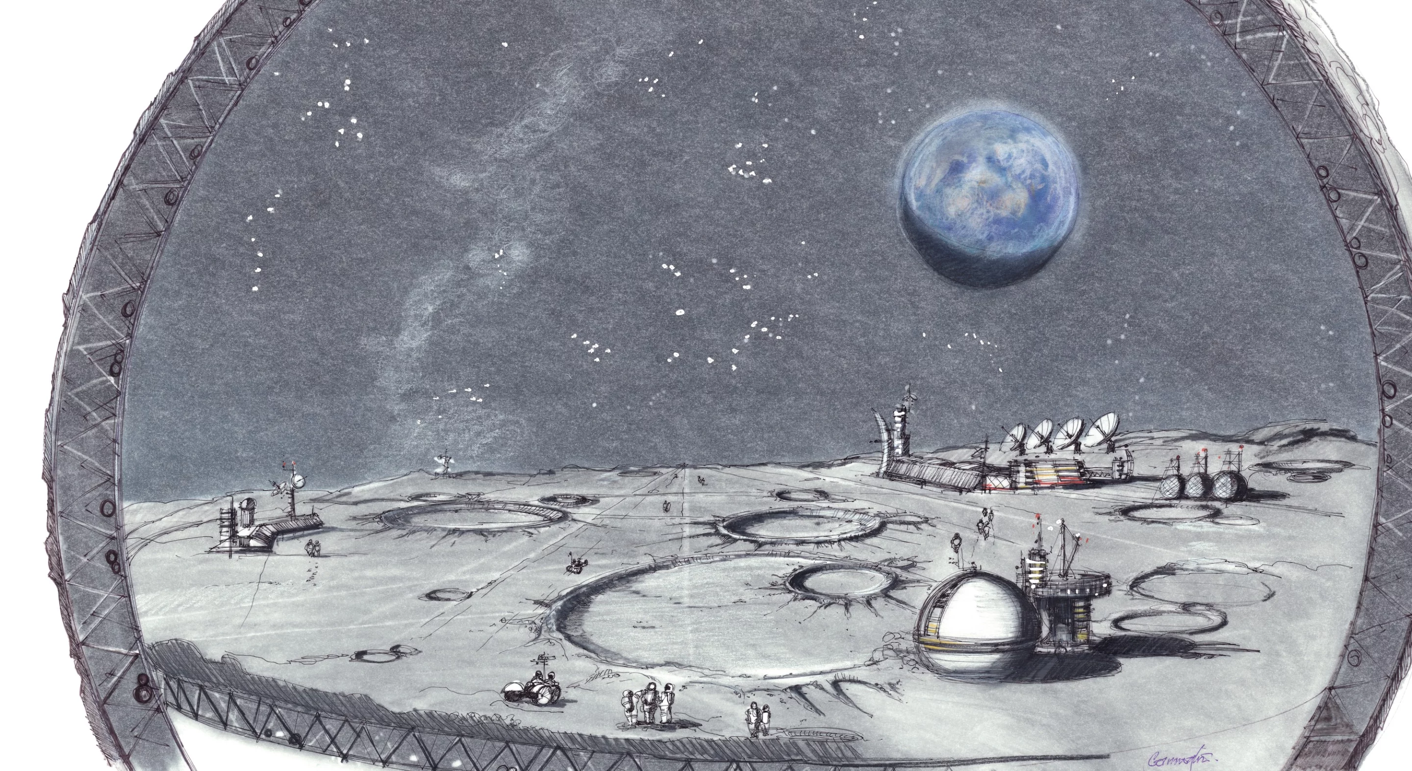 Moon's main attraction would aim to offer visitors the experience of walking on the lunar surface