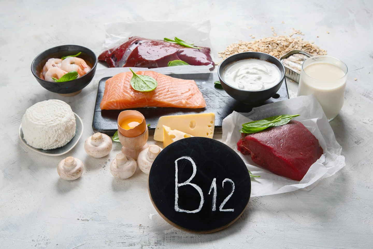 Natural sources of vitamin B12
