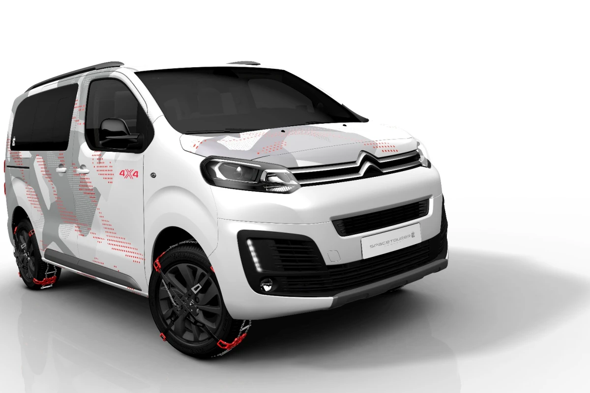 The Citroën SpaceTourer 4X4 Ë Concept has five seats