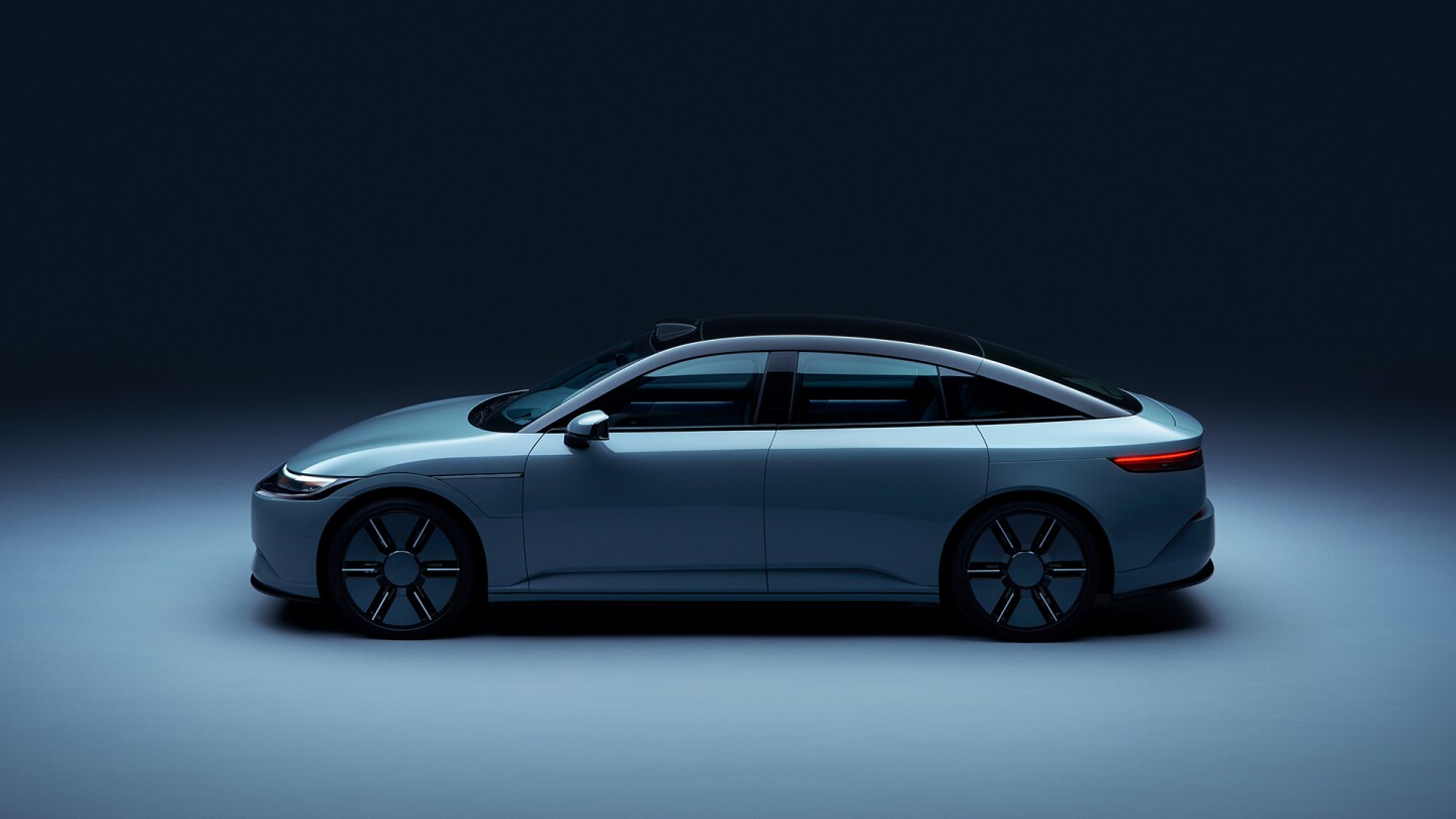 Two electric motors, one on each axle, generate 241 horsepower to power the all-wheel drive electric sedan