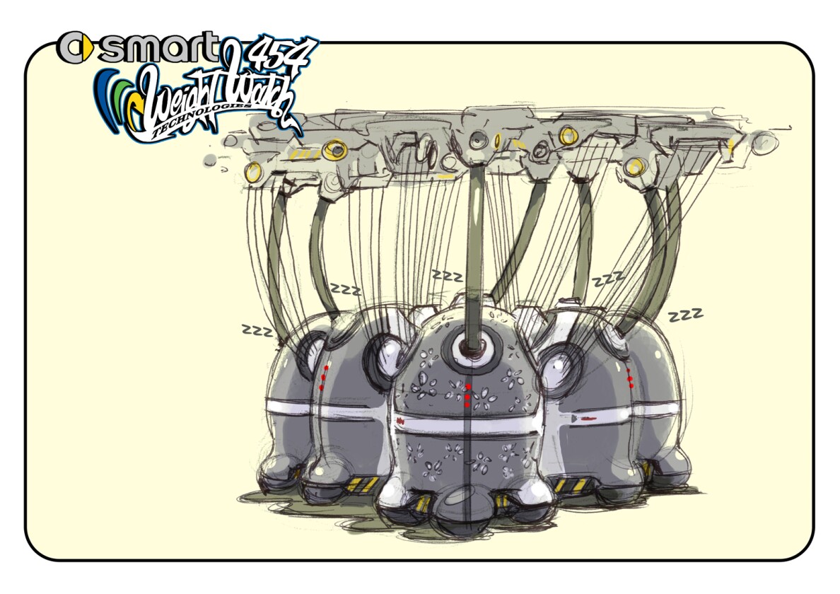 The smart 454 is "knitted" from carbon fibers by so-called Smart Granny Robots