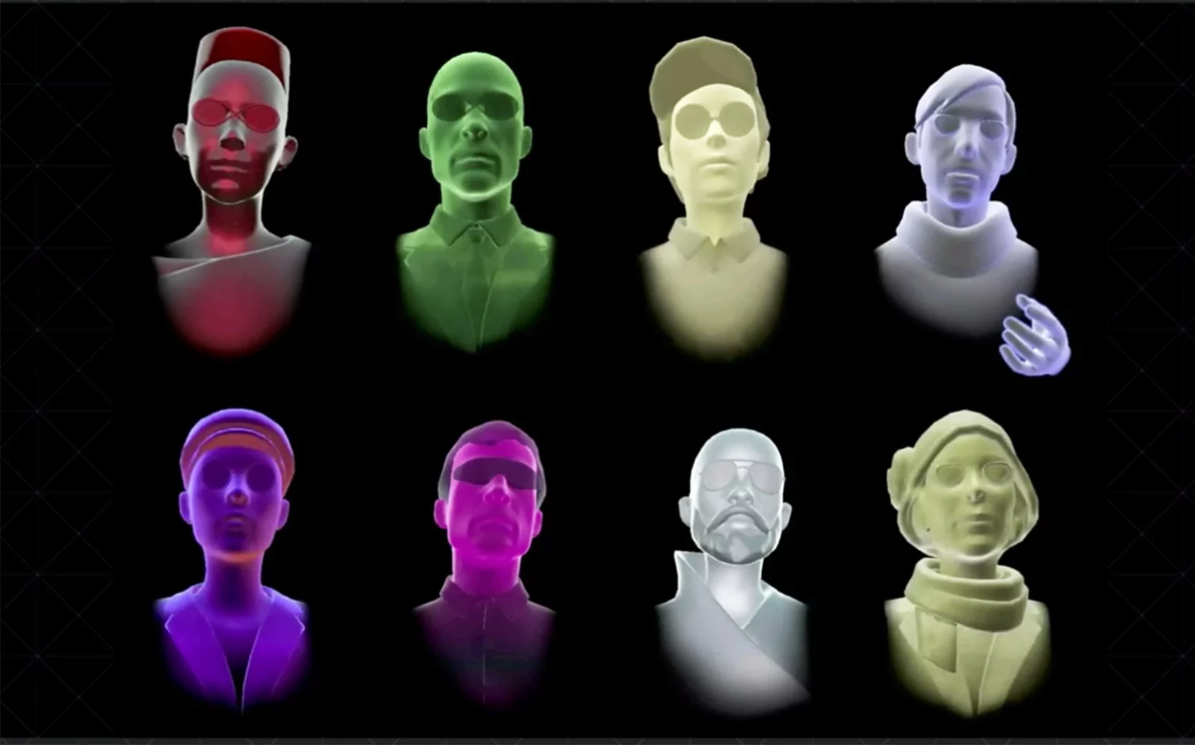 A glimpse of Oculus avatars, where you can create a custom likeness for interacting in VR