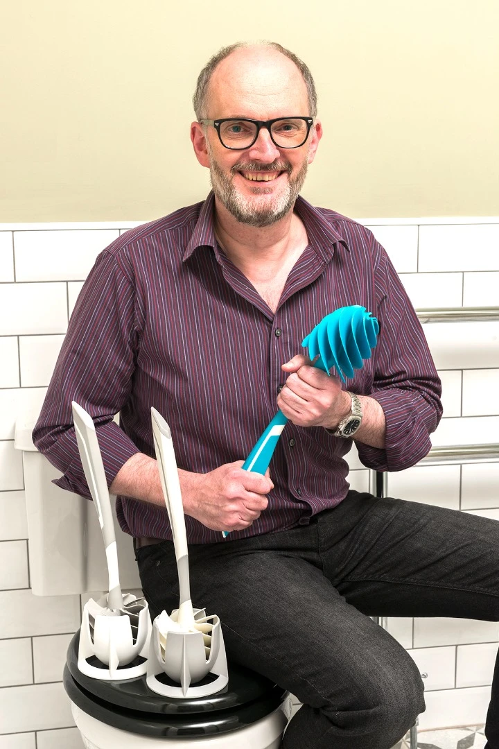 Inventor Garry Stewart is sick of your crap, toilet brushes