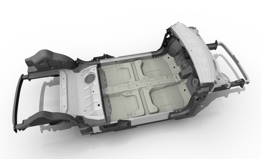 The floor is now completely smooth to facilitate better aerodynamics