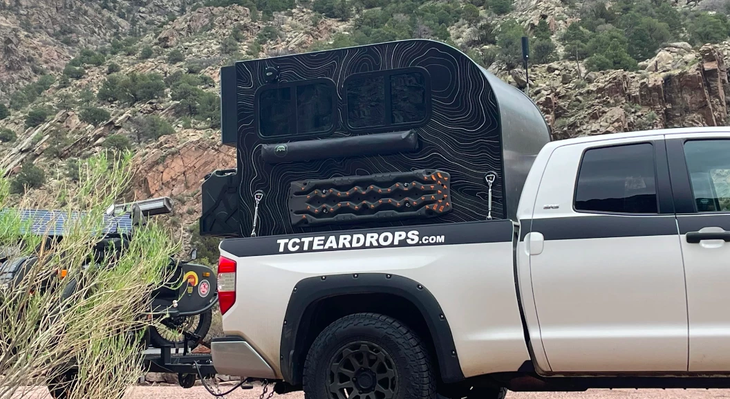 Teardrop campin' on your pickup truck