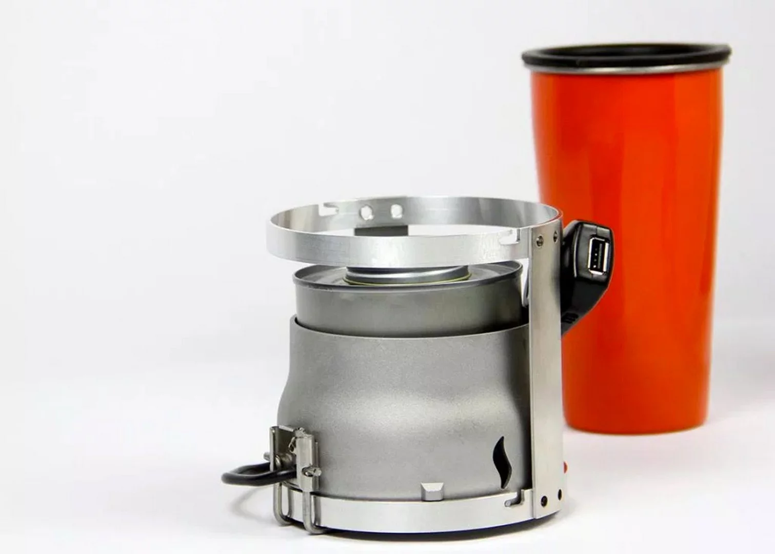 The Candle Charger can help in a power outage or on a camping trip