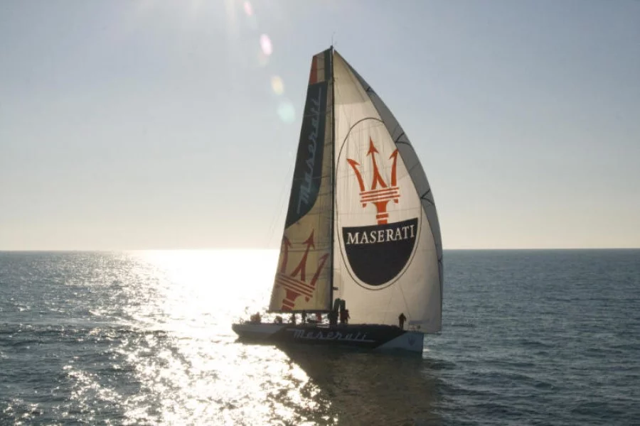 The Maserati VOR70 mono-hull racing yacht