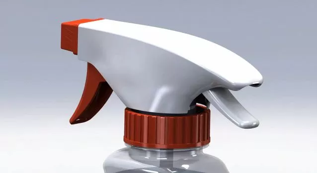 A rendering of the new spray bottle