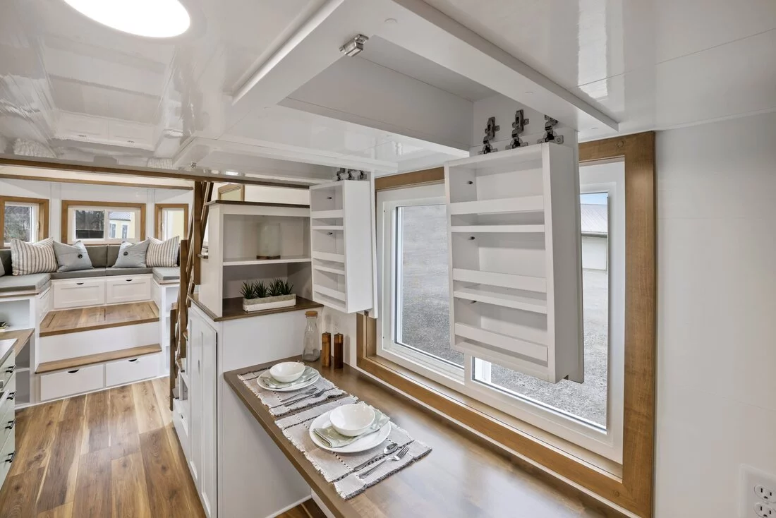 The Bofin's drop-down storage looks like it would be useful for spices and condiments